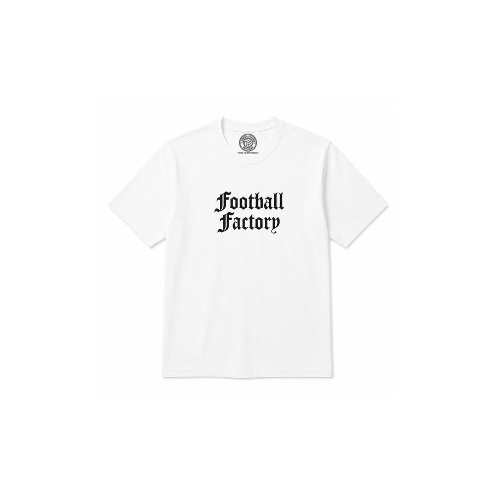 Football Factory Old School T-Shirt – Wit