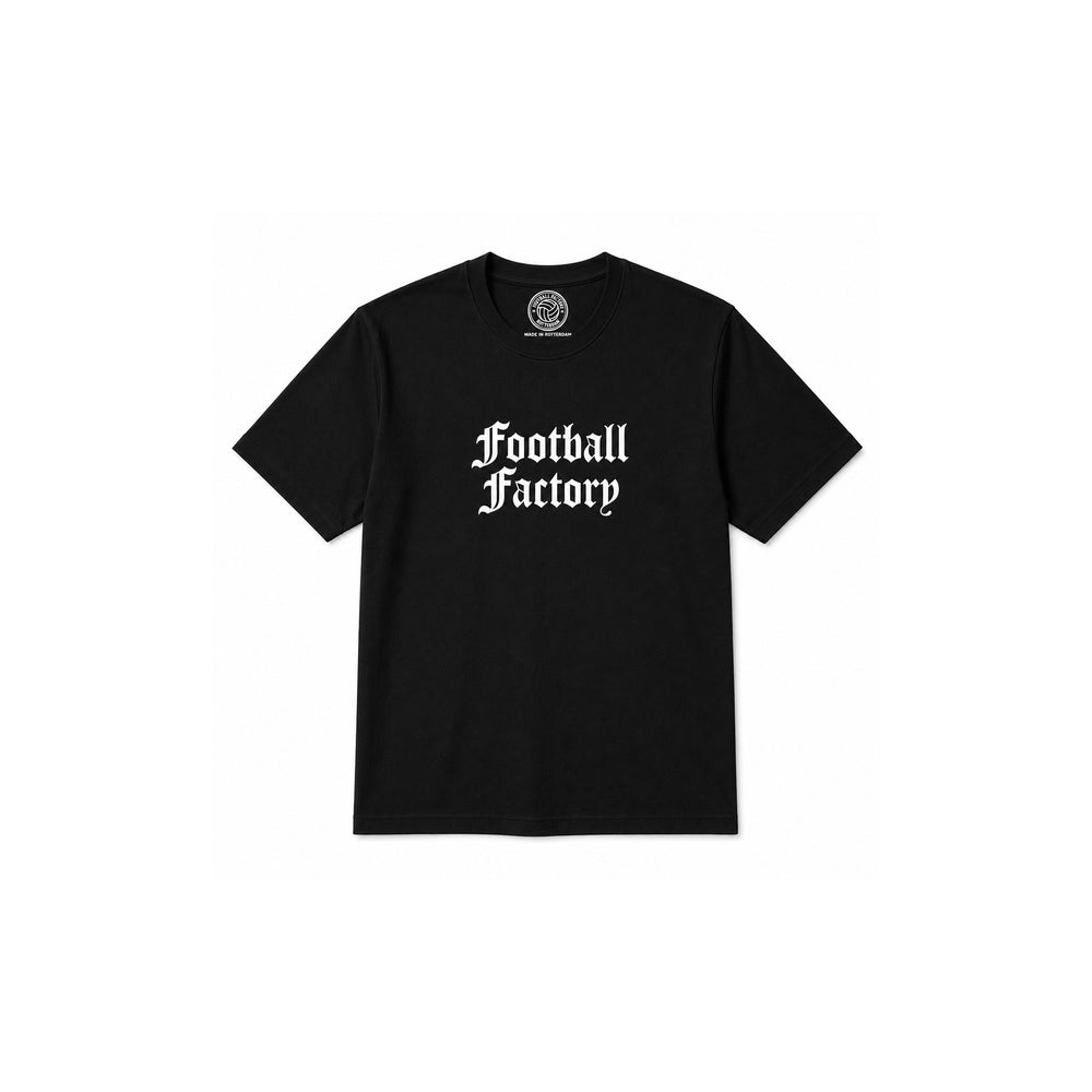 Football Factory Old School T-Shirt – Zwart