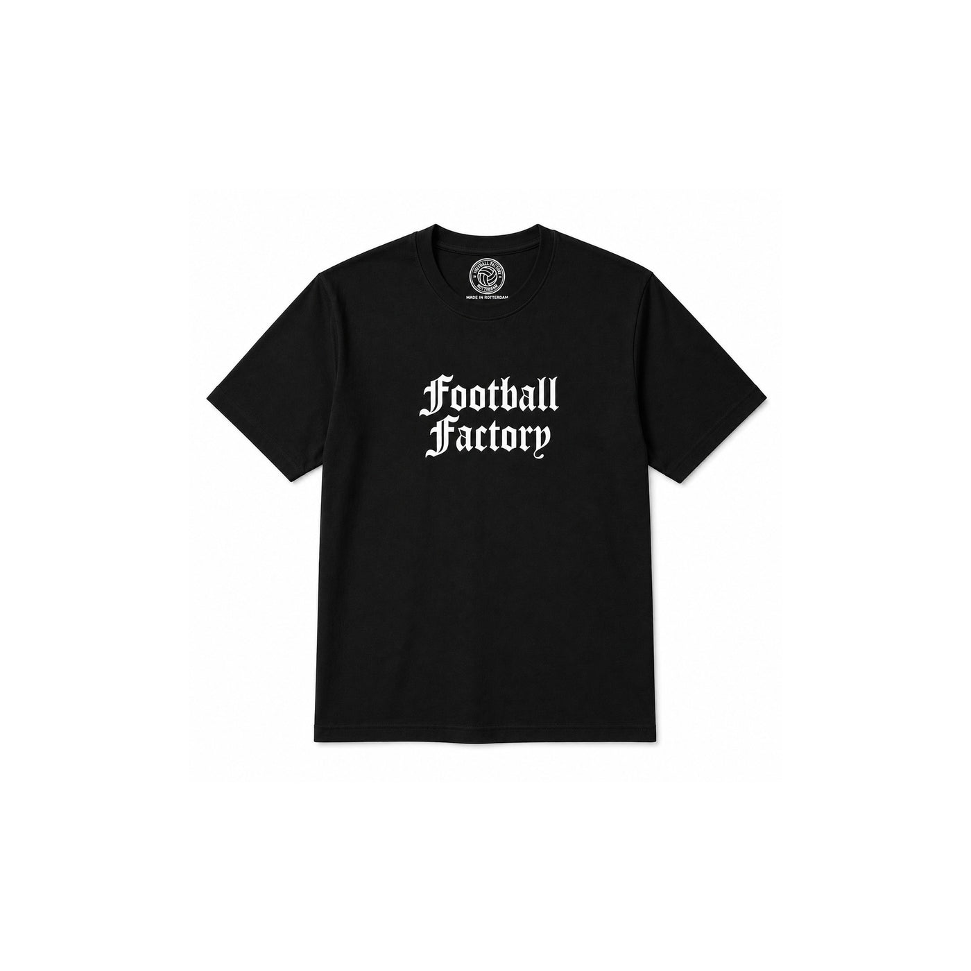 Football Factory Old School T-Shirt – Zwart