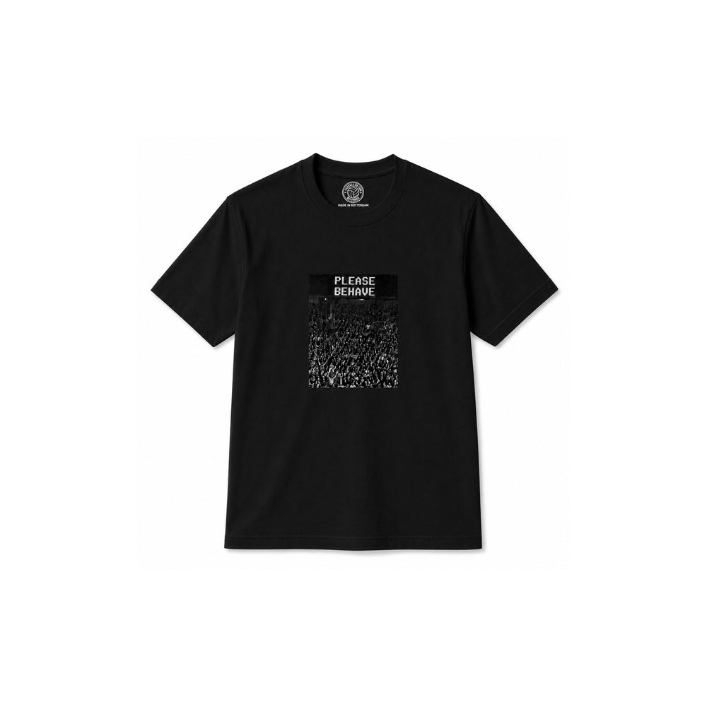 Football Factory Please Behave T-Shirt – Zwart
