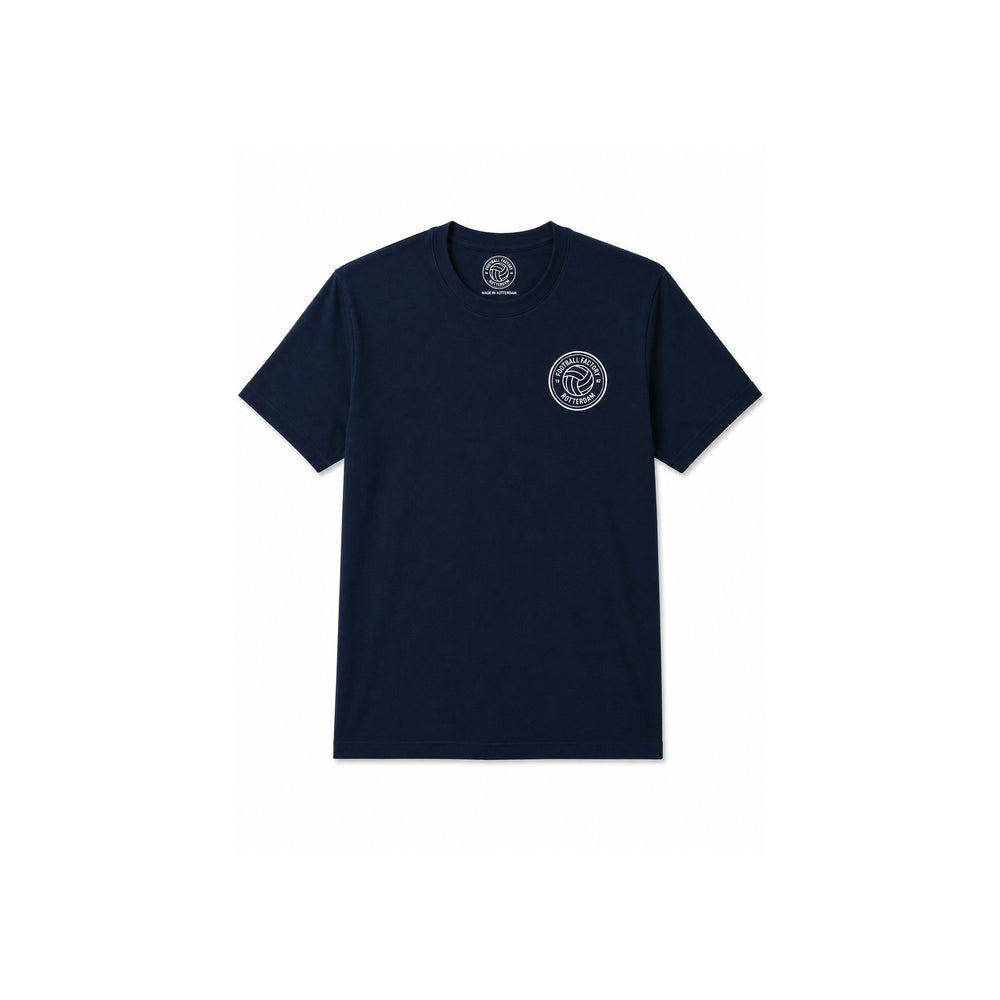 Football Factory Small Logo T-Shirt – Marineblauw