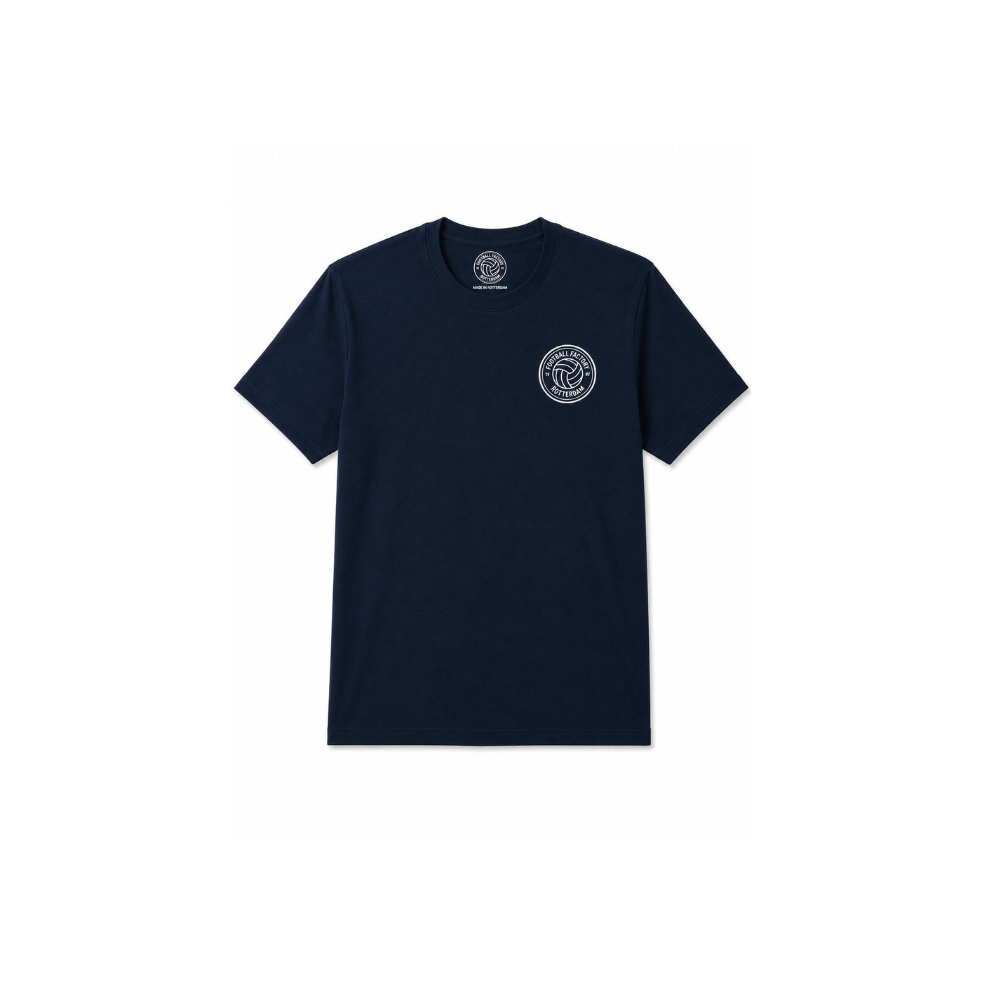 Football Factory Small Logo T-Shirt – Marineblauw