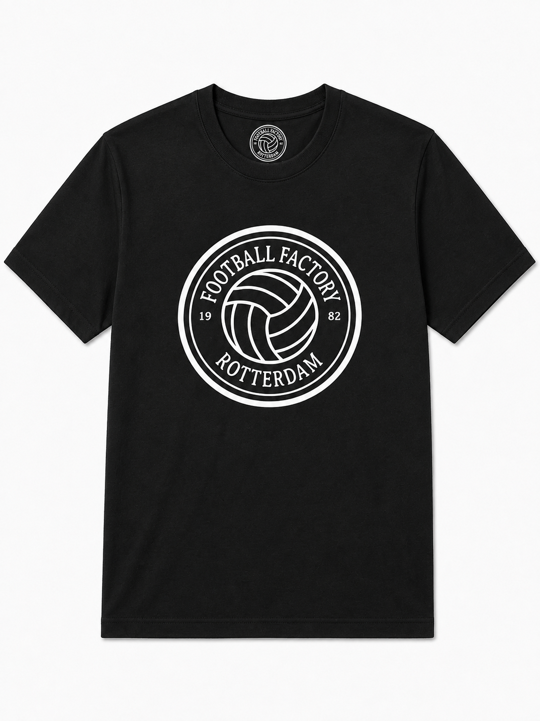 Football Factory Rotterdam - Big Logo T-shirt - Zwart