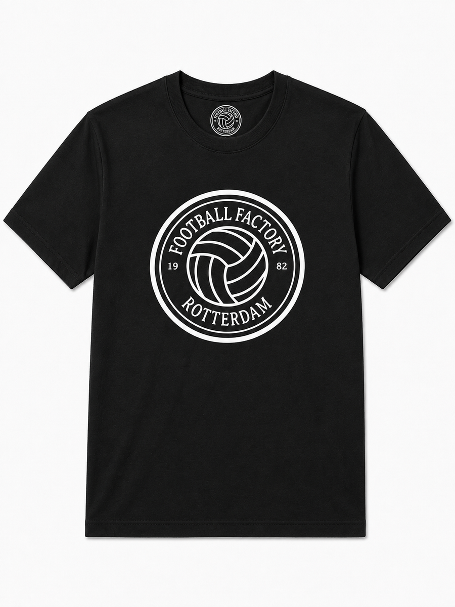 Football Factory Rotterdam - Big Logo T-shirt - Zwart