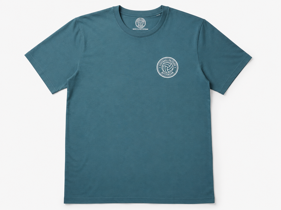 Football Factory Rotterdam - Club Logo T-shirt - Petrol